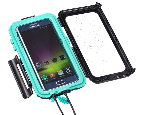 Samsung Galaxy S6 Waterproof Tough UltimateAddons Case Phone Holder ...
