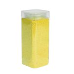 coloured yellow sand decorative for vases filler and table decoration