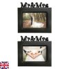 Wedding Day Photo Gift Bride Groom Keepsake 6x4 picture frame black Mr and Mrs