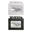 mr and mrs wedding frames in white or black