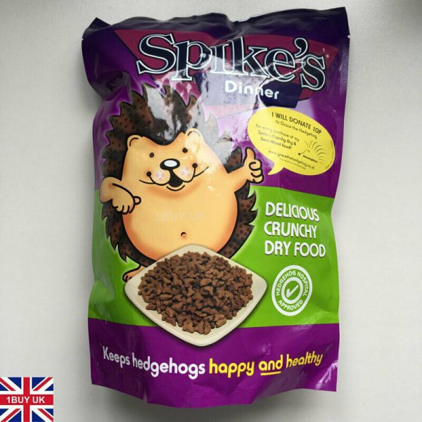 Spikes Dinner Quality Dry Crunchy Hedgehog Food Hog 650g front