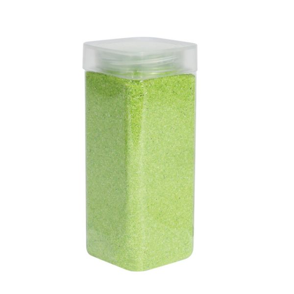 coloured light green sand decorative for vases filler and table decoration